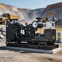 Groupe électrogène diesel 640 kW 800 kVA de type ouvert alimenté par Cummins avec AVR triphasé pour site minier
