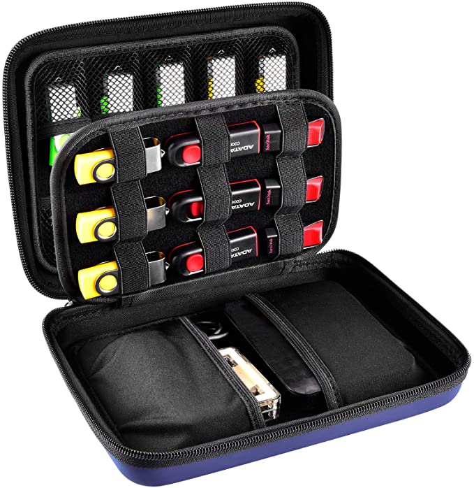 Electronic accessories organize designed bag USB flash card hold pouch case & bag