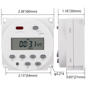 ANTIER Programmierbarer Digitaler <span class=keywords><strong>Timer</strong></span> 220V DC Schalter mit Fernbedienung Mini-Größe Tragbar für Industrielle Anwendungen - Product Image 2
