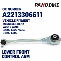Rakitan Lengan Kontrol Bawah Depan OE A2213306611 untuk Mercedes Benz W221 W216 S250 S320 S350 S450 S500 Kit Suspensi Mobil