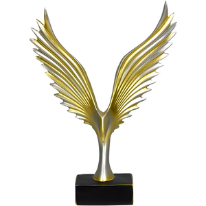 Decorazione da Tavolo <span class=keywords><strong>per</strong></span> Ufficio in Resina di Alta Moda, Ornamento Minimalista Moderno con <span class=keywords><strong>Ali</strong></span> d'Aquila/<span class=keywords><strong>Angelo</strong></span>, Regalo Speciale <span class=keywords><strong>per</strong></span> il Capo - Product Image 1