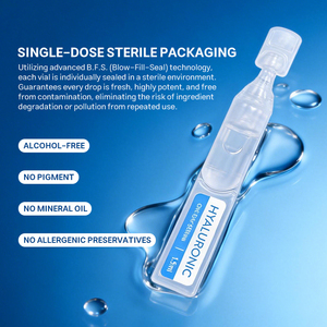 Sérum Booster d'Acide Hyaluronique Personnalisé OEM avec Complexe <span class=keywords><strong>Multi</strong></span>-Poids Moléculaire Hydratation Profonde 72H Anti-Sécheresse Réparation de la Barrière Cutanée - Product Image 6