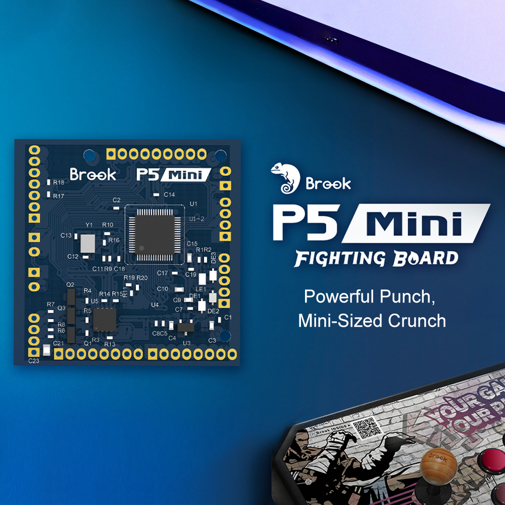 ブルックP5ミニファイティングボードミニヒットボックスPCB