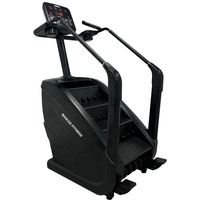 Equipo de Fitness Comercial en Oferta, Escaladora con Pantalla de Teclado y Sensor de Ritmo Cardíaco para Gimnasio y Ejercicio
