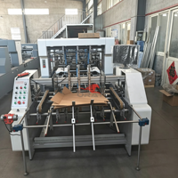 Nueva Máquina Plegadora y Encoladora de Fondo Automática de Alta Velocidad Oray para Embalaje de Cajas de Cartón Corrugado