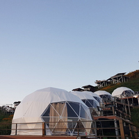 Tente Dôme en PVC en Gros pour Usine, Tente de Glamping Extérieure, Tente Hôtelière pour Toutes les Saisons, Dôme Igloo Transparent, Gazebo, Tente Dôme Préfabriquée