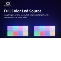 Nouveau 2025 Hengyu 8x 8 segments 1000W 960 LED RGB DMX Strobe Wash Light avec Flight Case pour Scène DJ Bar Disco