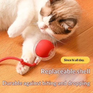 Jouet intelligent pour chat, balle roulante automatique, rechargeable par USB, évite les obstacles, jouet interactif pour chaton, chien, soulagement de l'anxiété - Product Image 2