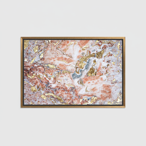 Gold Marble Glass Wall Art: Elegant Printed <b>Canvas</b> for Luxury Decor,GOLD <b>FRAMED</b> <b>CANVAS</b> - Product Image 2
