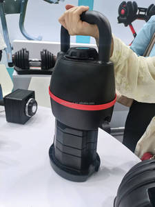Nuovo Design ruotando la maniglia regolabile 6 livelli di regolazione del peso 18kg/40lb Smart Home Kettlebell per uomini e donne - Product Image 5