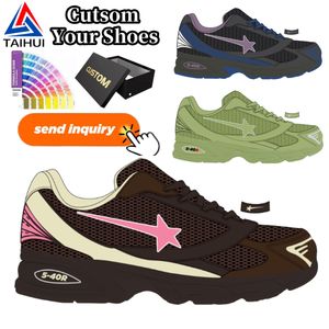 أحذية رياضية عتيقة مكتنزة للجنسين من الشركة المصنعة مصمم بشعار مخصص أحذية رياضية عصرية غير رسمية أحذية ركض مخصصة مع شعار - Product Image 1