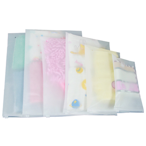 Bag Clothes Packaging Eco-friendly Biodegradable Zipper Lock Plastic Bag Clothes Small Custom Printed Clothing Packaging Zipper Bag