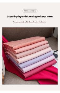 Sciarpa di Lusso in Lana <span class=keywords><strong>25</strong></span>: Tinta Unita, Morbida, Traspirante, Elegante, Unisex, Lunga, con Frange, Calda, Accessorio Invernale per Uomini e Donne, Ideale per Coppie - Product Image 5