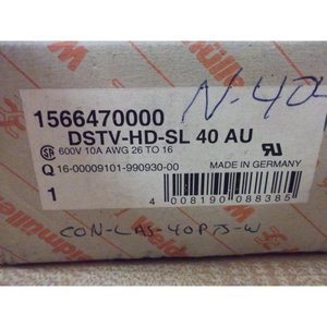 ขั้วต่อ Weidmuller รุ่น DSTV HD SL 40 AU แบบขันสกรู 40 ตำแหน่ง 32A 600V ติดตั้งบนราง DIN - Product Image 2