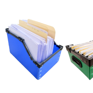 पुनर्चक्रण योग्य पीपी स्टैकयोग्य नालीदार प्लास्टिक मूविंग लॉजिस्टिक्स टर्नओवर बॉक्स पी. पी. कार्यालय फ़ाइल बॉक्स आइसो14001/आइसो9001 - Product Image 2