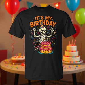 Camiseta de Esqueleto de Halloween para Hombre, Disfraz de Fiesta de Cumpleaños, Regalo Divertido - Product Image 3