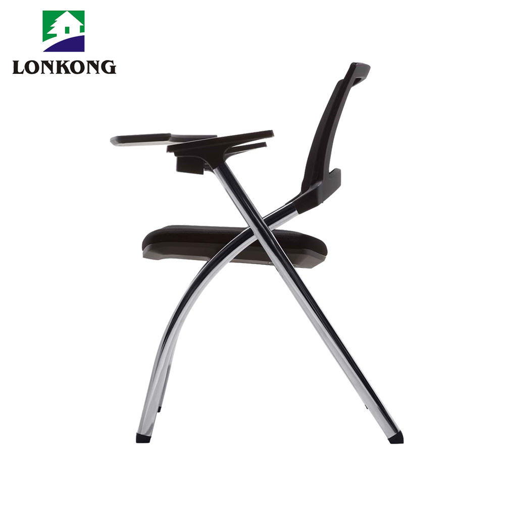 Stackable rubber feet plastic chairs for church