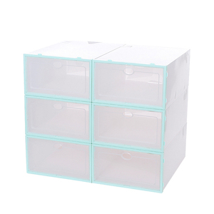 Personalizado claro <span class=keywords><strong>duro</strong></span> los hombres y las mujeres de embalaje de plástico de la caja de zapatos para la venta - Product Image 5
