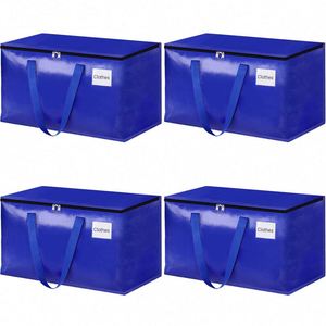 <b>Extra</b> <b>Large</b> Strong Polypropylene Eco Pp Pe Woven Clothing Moving House Storage Bags With Zippers - Product Image 6