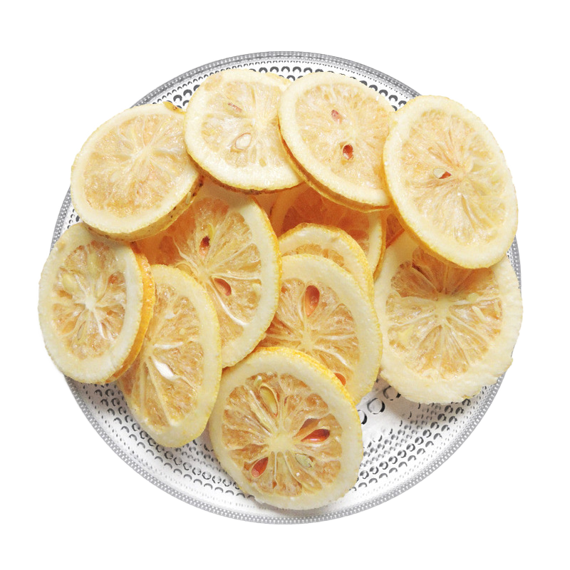 Натуральные лиофилизированные ломтики лимона рассыпной чай со сладким вкусом с сухофруктами и травяным здоровым чаем