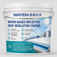 Toit d'usine peinture d'isolation thermique réfléchissante crème solaire étanche refroidissement liquide revêtement couleur acier tuile fer peinture à base d'eau