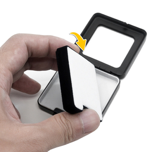 Kim loại đá Trần đá quý hộp đồ trang sức hiển thị hộp kim cương lưu trữ gói Trường hợp với miếng bọt biển - Product Image 5