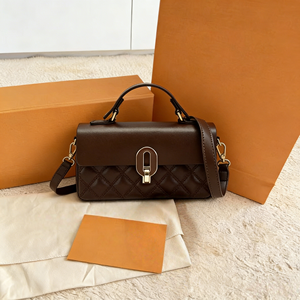 Nuevos Bolsos de Mano de Cuero Genuino de Primera Calidad con Cierre de Diseño de Lujo para Mujer, Bolsos de Moda con una Sola Correa y Cierre ZIP - Product Image 1