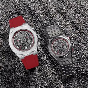 Reloj de Lujo de 42 mm con Cronógrafo Multifuncional, Números Arábigos, Movimiento de Cuarzo, Fabricantes de Relojes de Acero Inoxidable, Personalización de Logotipo, Reloj de Pulsera para Hombre - Product Image 3