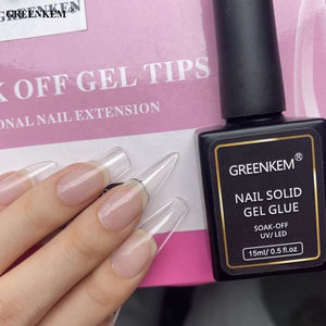 Etiqueta personalizada, capa superior, capa Base de goma, Gel floreciente, puntas de <span class=keywords><strong>uñas</strong></span> postizas y suaves, prensa sobre <span class=keywords><strong>uñas</strong></span> acrílicas, Gel UV, <span class=keywords><strong>pegamento</strong></span> <span class=keywords><strong>para</strong></span> <span class=keywords><strong>uñas</strong></span> - Product Image 2