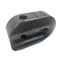 Kit de fixation en aluminium noir mat de type U pour accessoires de robot collaboratif 3/4/5 axes, pièces OEM, prototype personnalisé, usinage CNC