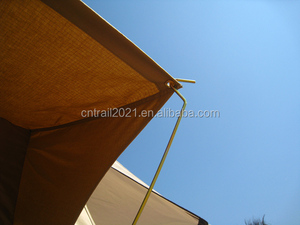 Outdoor camping waterproof rib stop poly cotton canvas waterproof roof top tent 4x4 SUV car - Product Image 3