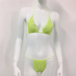 Ensemble de lingerie <span class=keywords><strong>sexy</strong></span>, mode, boîte de nuit, strass, bikini trois points, sous-vêtements, combinaison pour <span class=keywords><strong>femme</strong></span>, voile facial, lingerie <span class=keywords><strong>sexy</strong></span> - Product Image 5
