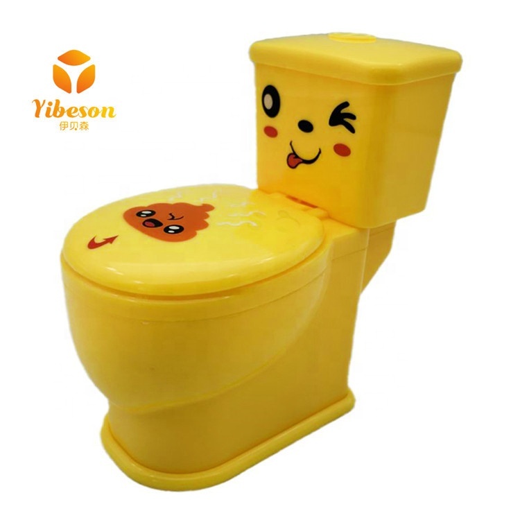 Mini Toilette Pour Maison De Poupée - Avec Son De Chasse D'eau - 3 X 5,5 X 6 Cm - Accessoire Salle De Bain Miniature
