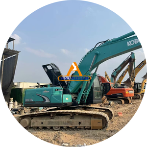 Kobelco รถขุดดินสไตล์ญี่ปุ่นเรโทร21ตัน/20ตันพร้อมเครื่องมือขุดแกน SK210LC-8สำหรับขายในลานเซี่ยงไฮ้ - Product Image 1