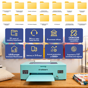 EraSmart Stampante Digitale Tessile <span class=keywords><strong>DTF</strong></span> per T-Shirt 35 cm A3 con Pellicola PET 13 Pollici, Agitatore e Essiccatore Modello 1390 - Product Image 5