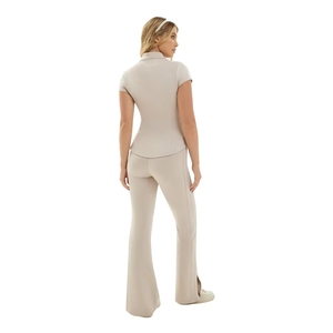 Ensemble de blouses médicales ajustées à manches courtes et col, uniformes médicaux fonctionnels pour hôpitaux et salles d'urgence - Product Image 4