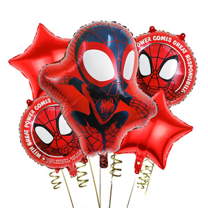 New <strong>Marvel</strong> Spiderman Aluminum Film Balloon Set for Birthday <strong>Party</strong> <strong>Decoration</strong> Balloons - Product Image 5