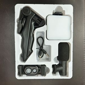 5-en-1 Vlog Kit Trípode <span class=keywords><strong>Vlogging</strong></span> Kit Smartphone Vlog Luz LED Tiktok Live Streaming Micrófono Soporte para teléfono móvil - Product Image 6