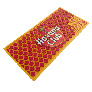 Custom 3D Logo Food Grade Silicone Bar Runner Mat Raised <b>Edge</b> Waterproof Bar Spill Mat for Brand Merchandise - Product Image 3