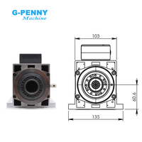 G-Penny 4.5kw ISO30 ATC Spindle, Mandrin à Changement d'Outil Automatique, 220v / 380v, Refroidi par Air, Remplace le Mandrin ATC GDZ 4.5kw pour le Travail du Bois