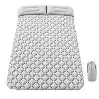 Matelas de couchage double gonflable avec oreillers pour couples, camping en plein air