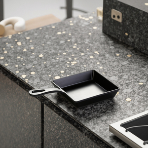 Thiết Kế Mới Matte Black <span class=keywords><strong>Square</strong></span> Melamine Lẩu Tấm Với Xử Lý - Product Image 3