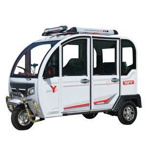 Tricycle entièrement fermé avec carrosserie fermée pour taxi, capacité de 4 passagers, moteur haute puissance, charge utile de 400 kg - Product Image 1