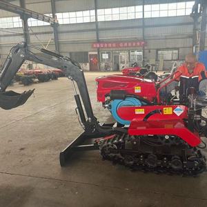 Livraison Gratuite Tracteur à Chenilles Diesel 35 CV avec Rotoculteur 4x4 pour Verger, Multifonctionnel, Haute Productivité - Product Image 4