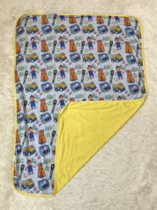 Coperte RTS per Bambini Little Glow 30*40 Pollici in <span class=keywords><strong>Bambù</strong></span> Stampato Fatte a Mano per Tutte le Stagioni Vendita Calda Biancheria da Letto per Bambini Boutique - Product Image 4