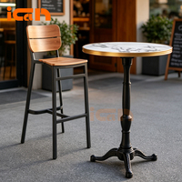 Chaise de bar moderne en bois, neuve, en promotion, pour comptoir de cuisine