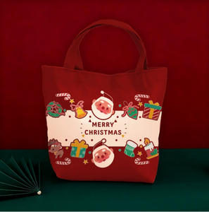 Petits sacs à bonbons de Noël à cordon, sacs de fête en vrac, pochettes pour cadeaux, fournitures - Product Image 6