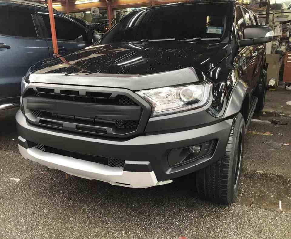 Ranger Front Rear Front Rear Bumper Body Kit for Ford 2016-2021 Ranger T7 T8 Upgrade to ...