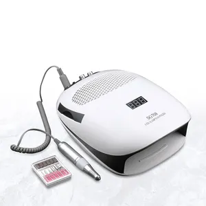 tamax SG708 3in1 140W UV led light nail art lamp dryer dust collecting and drill professional manicure machine supplies