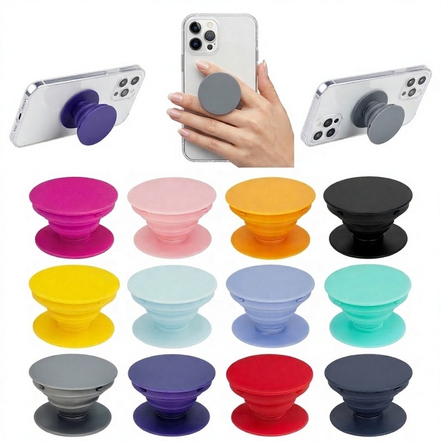 High Quality Foldable Phone Stand Mobile Phone Finger Grip Pop Socket Phone Holder